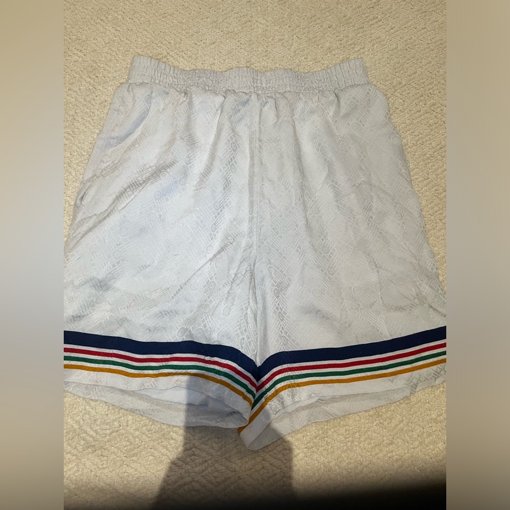 Casablanca Tennis Club Silk Shorts